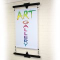 Flat to the Wall 61cm Banner Pole Kit