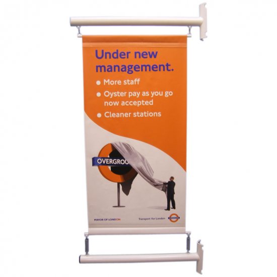 Post Mounted 60cm Banner Pole kit - Click Image to Close