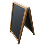 Wood Frame with Black Panel