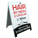 Hair By Meru Economy Pavement Sign