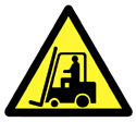 Industrial Sign vehicles at work